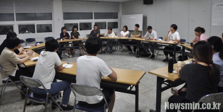 ▲ 두 번째 연속집담회가 19일 민주노총 대구본부에서 열렸다.