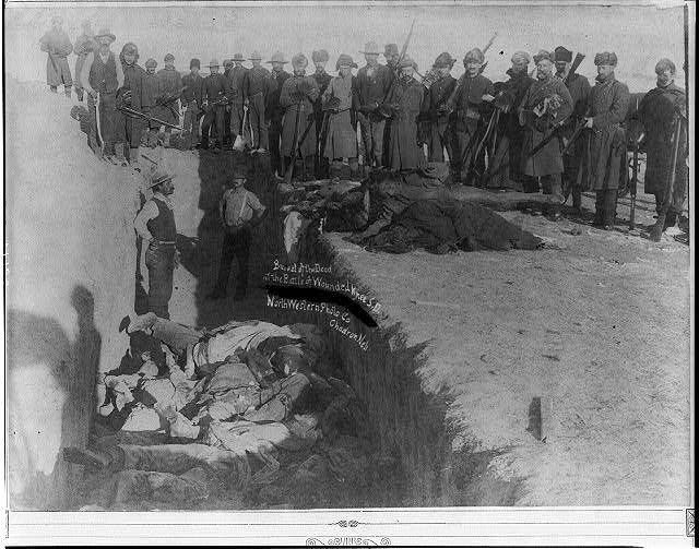 ▲1891년 벌어진 운디드니 학살 [사진=http://www.loc.gov/]